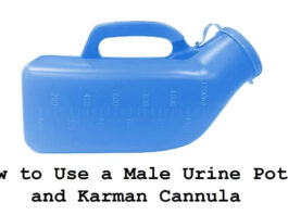 How to Use a Male Urine Pot and Karman Cannula